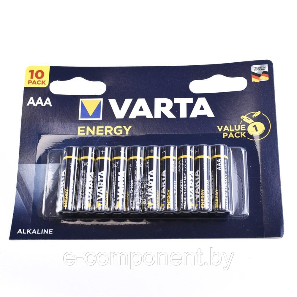 Батарейка VARTA ENERGY LR03 AAA BL10 - (блистер 10шт) - фото 1 - id-p204113081