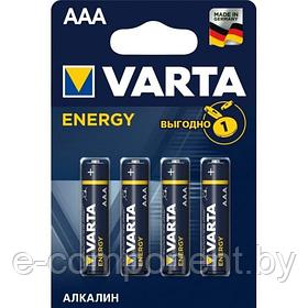 Батарейки VARTA ENERGY AAA BL4 (блистер 4шт)