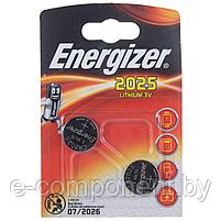 Батарейка ENERGIZER Lithium CR2025 BL2 - (блистер 2шт), фото 3