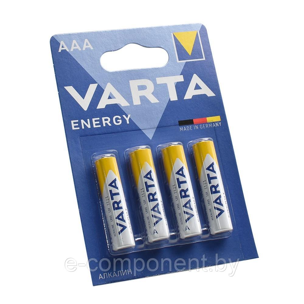 Батарейка VARTA ENERGY LR03 AAA BL4 (блистер 4шт) - фото 1 - id-p204113086