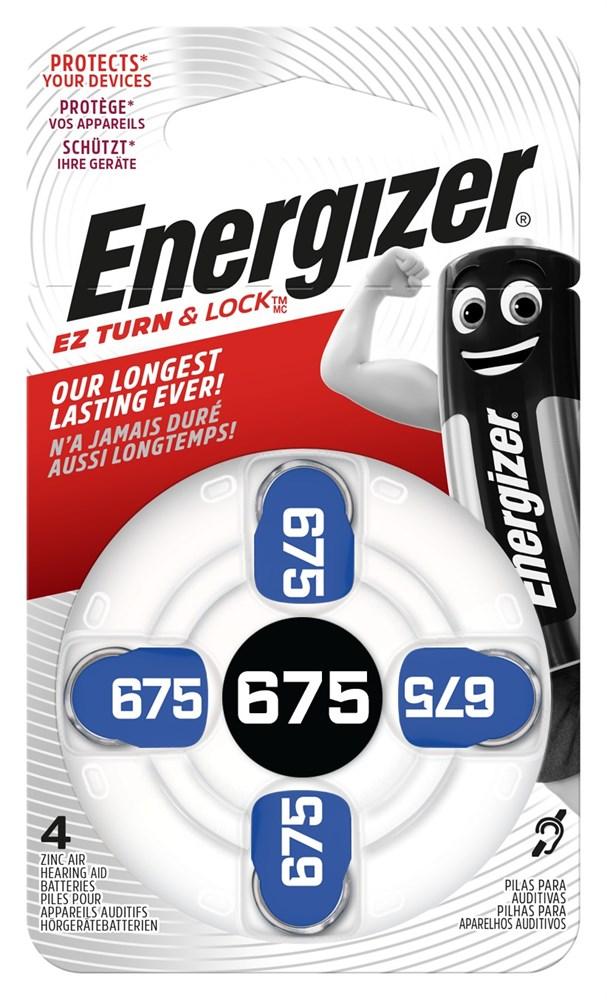 Батарейка ENERGIZER Zinc Air PR44/675/ZA675 BL4 - (блистер 4шт) - фото 2 - id-p204113102