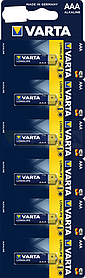 Батарейки VARTA LONGLIFE AAA бл. 6 с перфорацией