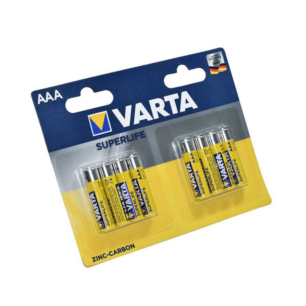 Батарейка VARTA SUPERLIFE AAA (блистер 8шт) - фото 1 - id-p204113108