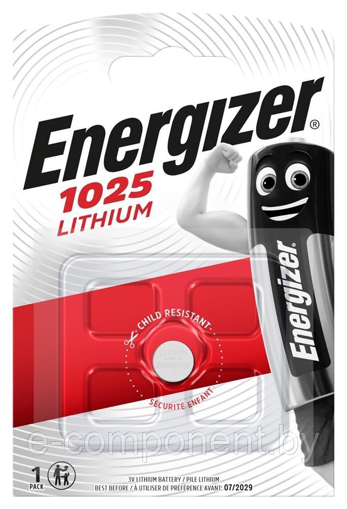 Батарейка ENERGIZER Lithium CR1025 BL1 (блистер 1шт) - фото 3 - id-p204113111