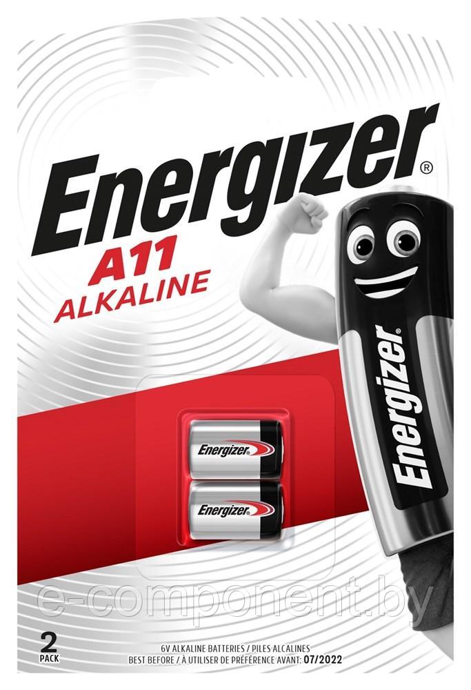 Батарейка ENERGIZER Alkaline LR11/E11A/A11 BL2 (блистер 2шт) - фото 3 - id-p204113116