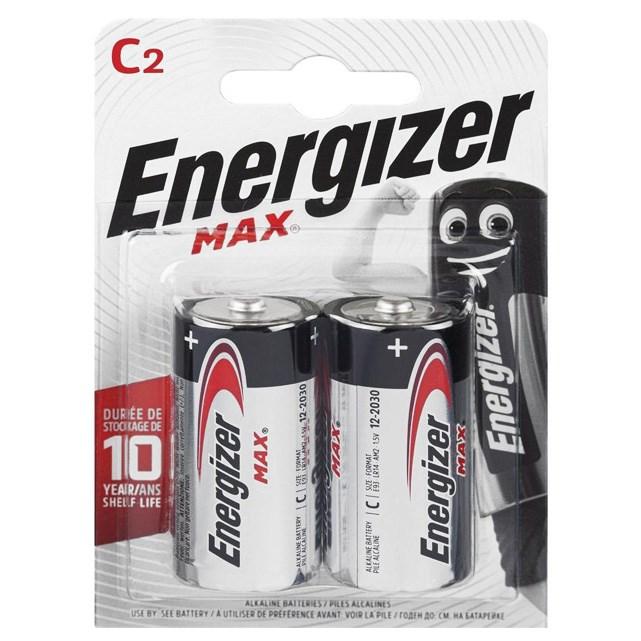 Батарейка ENERGIZER Max LR14/E93/C BL2 (блистер 2шт) - фото 1 - id-p204113127
