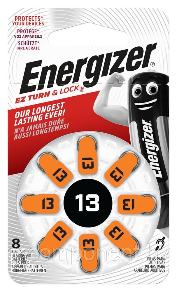 Батарейка ENERGIZER Zinc Air PR48/13/ZA13 BL8 - (блистер 8шт) - фото 2 - id-p204113132