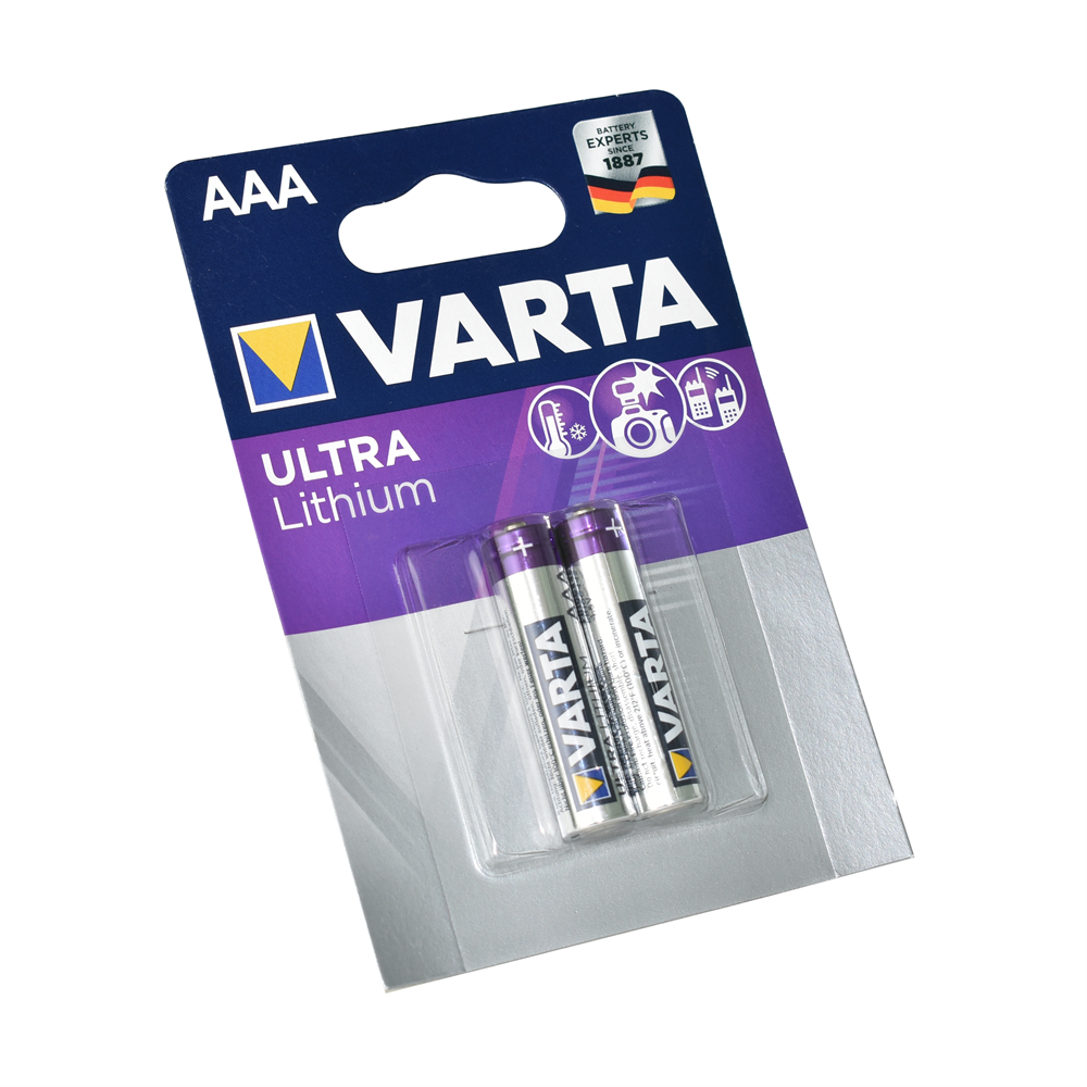 Батарейка VARTA ULTRA LITHIUM 6103 FR03 BL2 - (блистер 2шт)