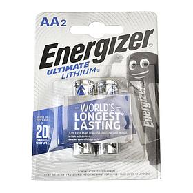 Батарейка ENERGIZER Ultimate Lithium FR6/L91/AA BL2 - (блистер 2шт)