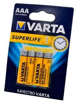 Батарейка VARTA SUPERLIFE Micro 2003 R03 BL4 (Повтор) - фото 2 - id-p204113153
