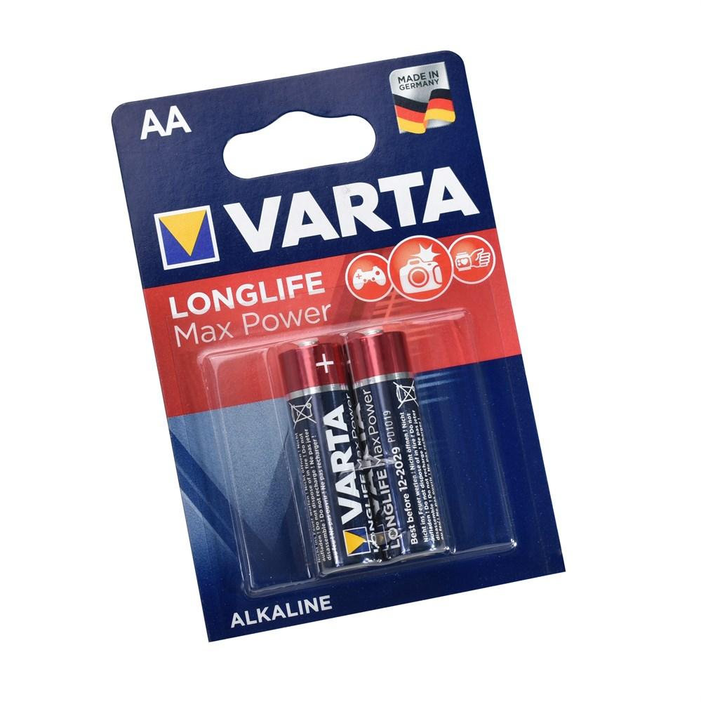 Батарейка VARTA LONGLIFE MAX POWER LR6 AA BL2 - (блистер 2шт) - фото 1 - id-p204113158