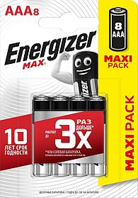 Батарейка ENERGIZER MAX LR03/E92/AAA BL8 - (блистер 8шт)