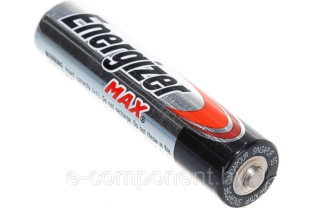 Батарейка ENERGIZER MAX LR03/E92/AAA BL2 - (блистер 2шт) - фото 3 - id-p204113162