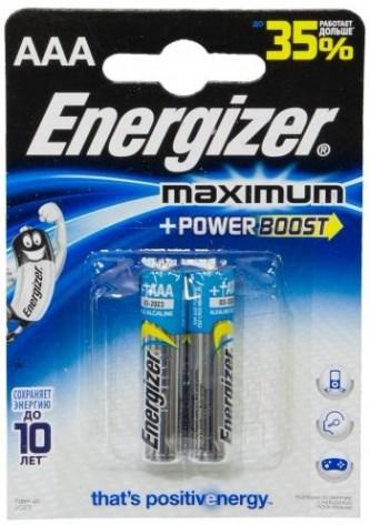 OLD Батарейка ENERGIZER Maximum+Power Boost LR03 BL2 - Батарейка - фото 2 - id-p204113167