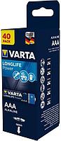 Батарейка VARTA LONGLIFE POWER AAA бокс 40, пл.4х1 (блистер 40шт), фото 3
