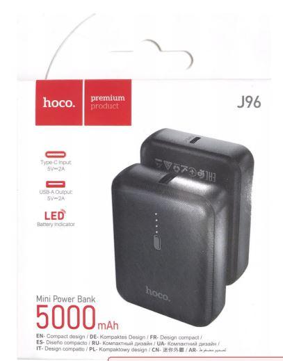 Внешний аккумулятор Hoco J96  5000 mAh (черный)