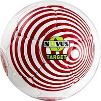 Мяч футбольный Novus Target PVC 5р white/red