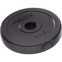 Диск пластиковый Starfit BB-203 (1 кг) black