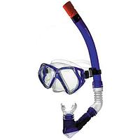 Набор для плавания (маска+трубка) Atemi 24101 blue