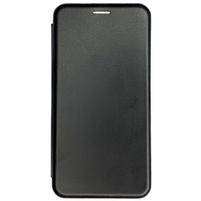 Чехол-книга на основе из силикона Book Case New 3D черный для Samsung Galaxy S21 FE - фото 1 - id-p204126378