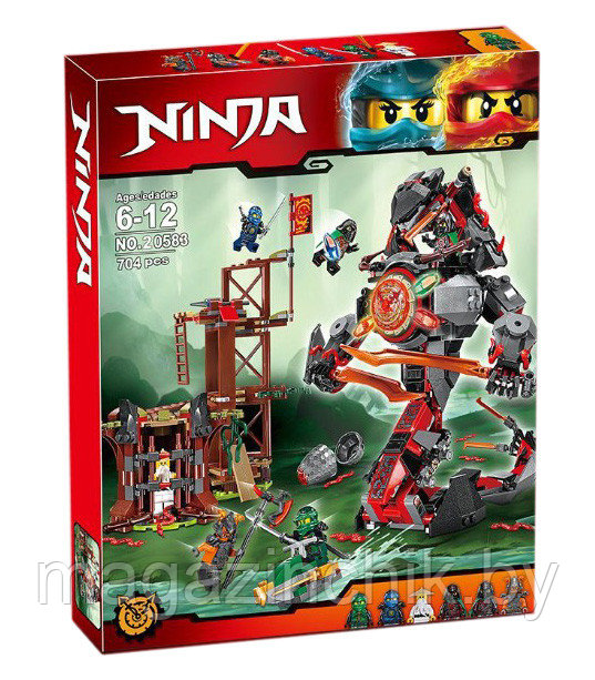 Конструктор Ниндзя го NINJAGO Железные удары судьбы 10583, 704 дет, аналог Лего Ниндзяго (LEGO) 70626