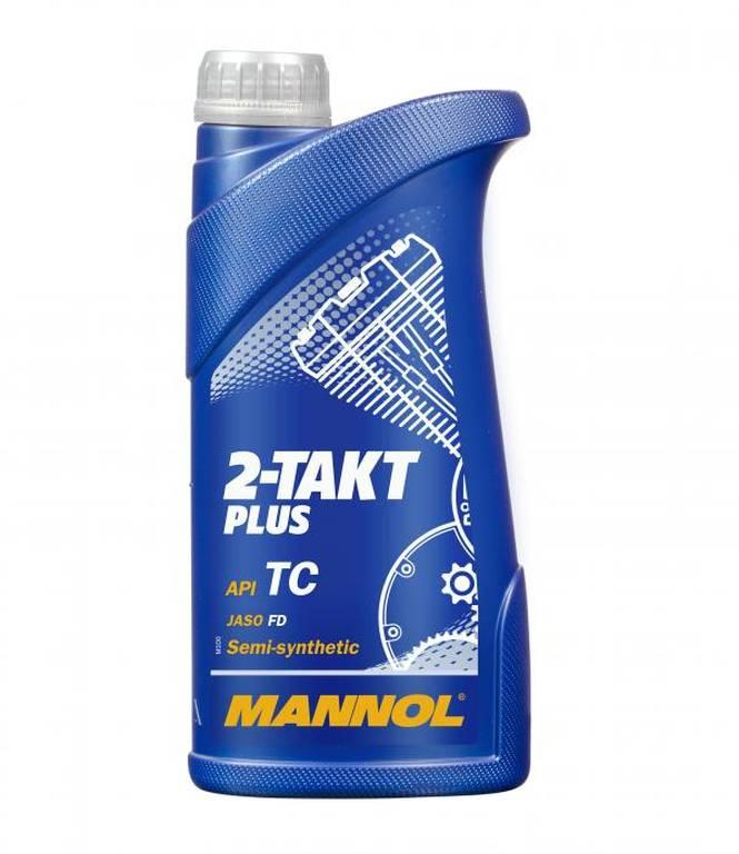 2 -Takt Plus Масло MANNOL 7204 (API TC) 1л, MOTO - фото 1 - id-p204126668