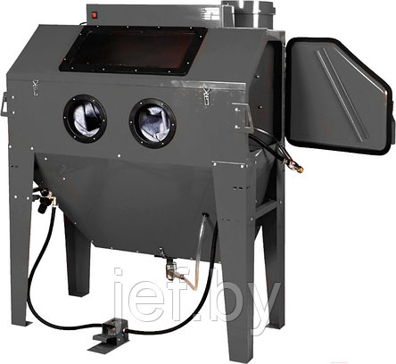 Пескоструйная камера с электродвигателем для очистки воздуха 420л ROCKFORCE RF-SBC420, фото 2