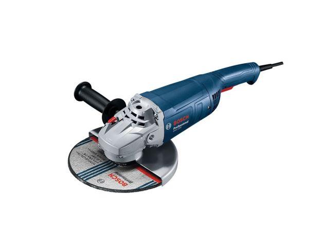 Двуручная углошлифмашина BOSCH GWS 2200 в кор. (2200 Вт, диск 230х22 мм,) - фото 1 - id-p204132060