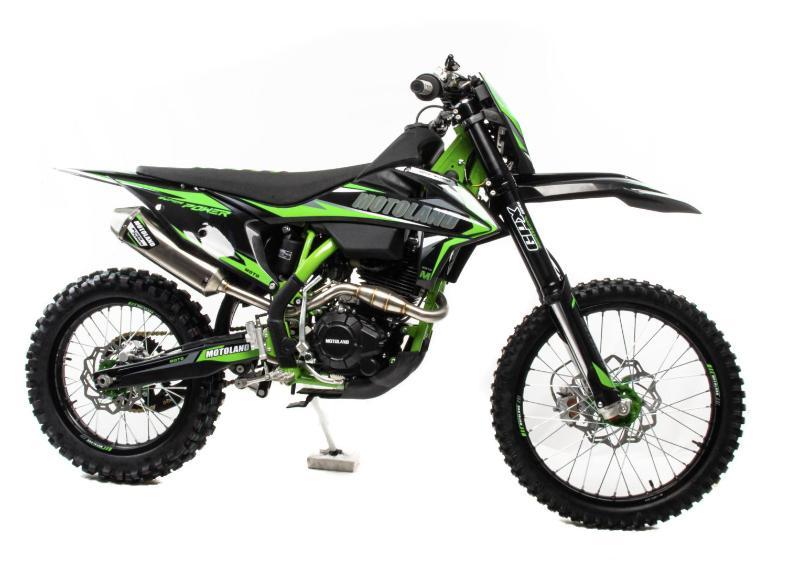 Мотоцикл Кросс Motoland FX 250 зеленый - фото 1 - id-p204134292