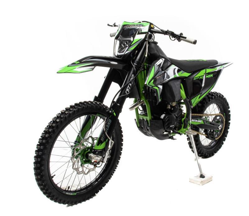 Мотоцикл Кросс Motoland FX 250 зеленый - фото 3 - id-p204134292