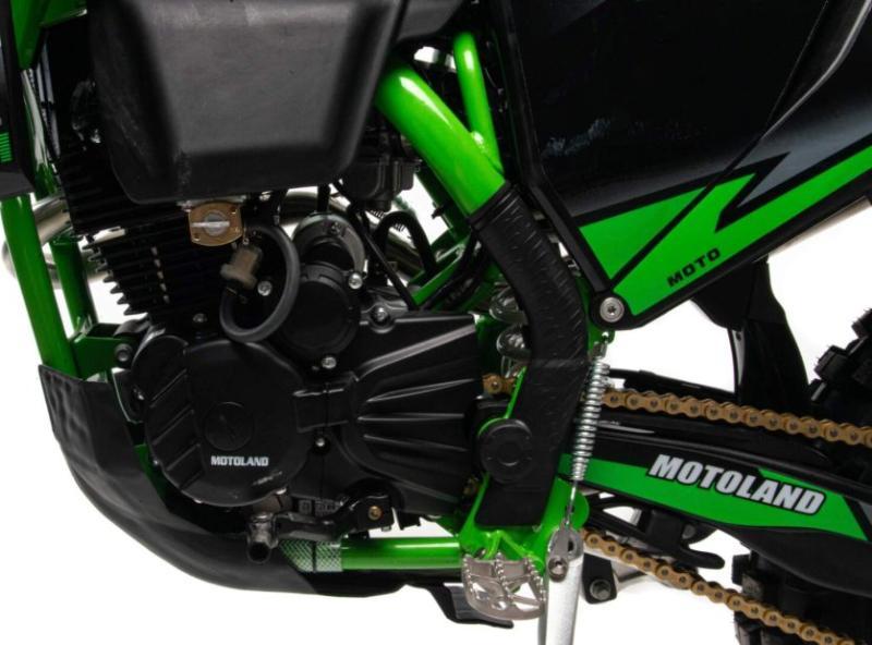 Мотоцикл Кросс Motoland FX 250 зеленый - фото 6 - id-p204134292