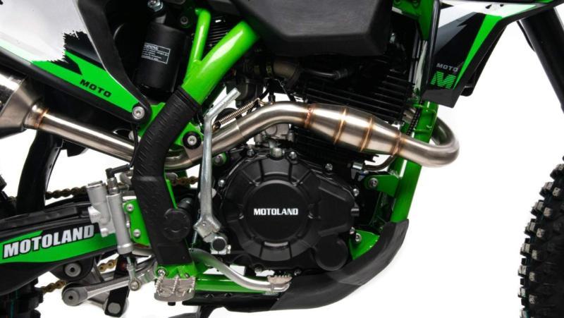 Мотоцикл Кросс Motoland FX 250 зеленый - фото 9 - id-p204134292