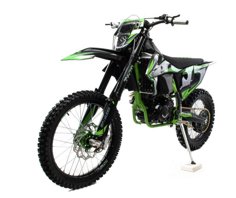 Мотоцикл Кросс Motoland FX 300 NC зеленый - фото 3 - id-p204134294