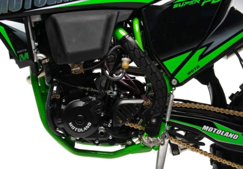 Мотоцикл Кросс Motoland FX 300 зеленый - фото 9 - id-p204134296
