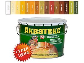 Пропитка для дерева Акватекс, РОССИЯ. Объём: 0,8л, Цвет: Еловая зелень