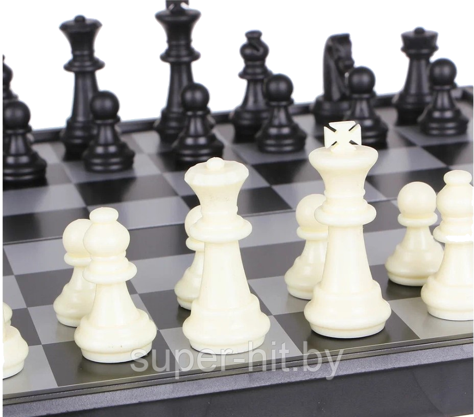 Набор игр 3 в 1 (магнитные шашки, шахматы и нарды) 32х32см - фото 7 - id-p204134378