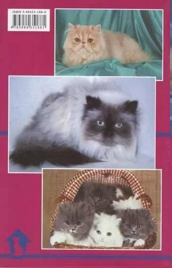 Книга «Персидские кошки. Содержание. Кормление. Разведение. Лечение» 125*200 мм, 80 c., с иллюстрациями - фото 1 - id-p204137019
