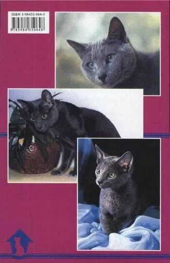 Книга «Русские голубые кошки. Содержание. Разведение. Профилактика заболеваний» 125*200 мм, 80 с., с