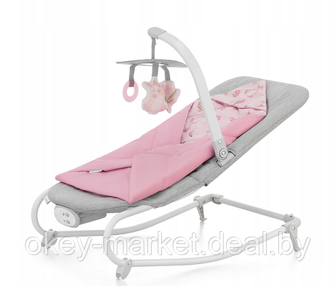 Детский шезлонг KinderKraft Felio Pink, фото 2