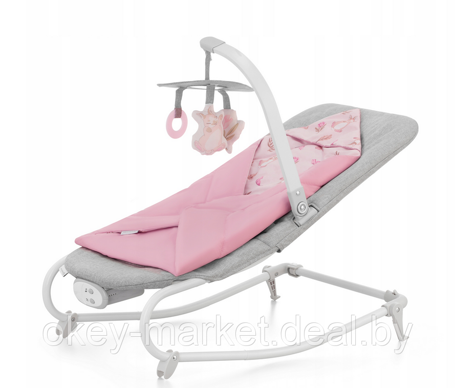 Детский шезлонг KinderKraft Felio Pink - фото 2 - id-p204141916