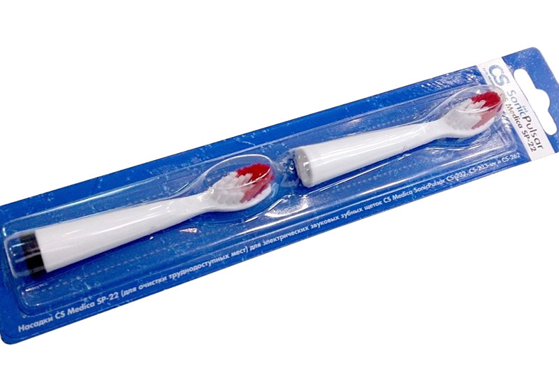 Насадки для электрической зубной щетки CS Medica CS-233-UV/CS-262/CS-232, 2 шт - фото 2 - id-p204141919