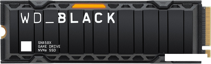 SSD WD Black SN850X NVMe Heatsink 1TB WDS100T2XHE - фото 1 - id-p203769276