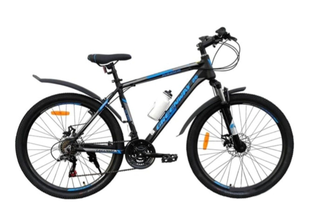 Велосипед Greenway 26M031 (Черно-синий) - фото 1 - id-p204142144