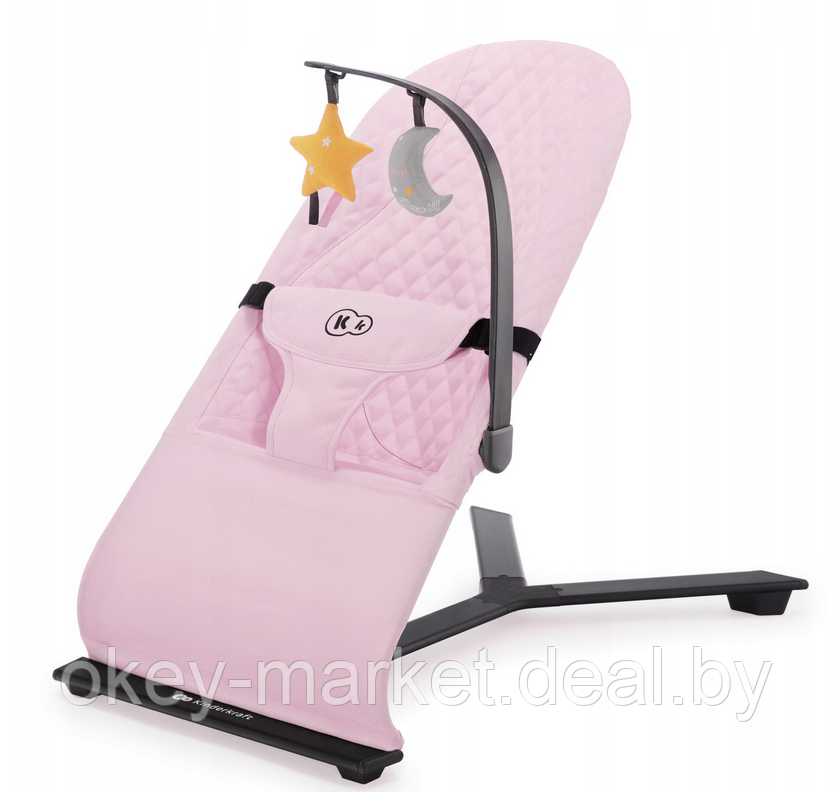 Детский шезлонг KinderKraft Mimi Pink