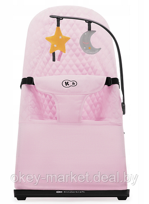 Детский шезлонг KinderKraft Mimi Pink, фото 2