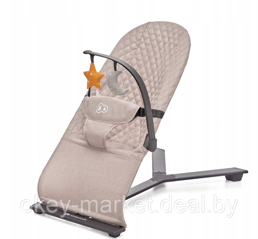 Детский шезлонг KinderKraft Mimi Beige - фото 1 - id-p204142150