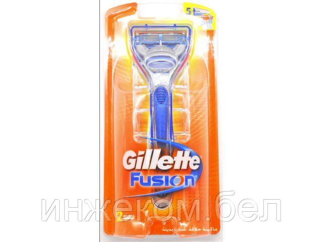 Станок для бритья + 2 кассеты Fusion Gillette