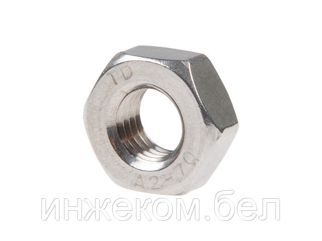 Гайка М6 шестигр., нерж.сталь (А2), DIN 934 (25 шт в зип-локе) STARFIX