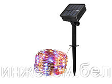 Светильник садовый на солнечной батарее SLR-G03-100M ФАZА (нить, мультицв., 100 LED)