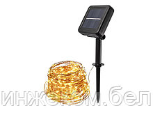 Светильник садовый на солнечной батарее SLR-G03-200Y ФАZА (нить, желт. 200 LED)